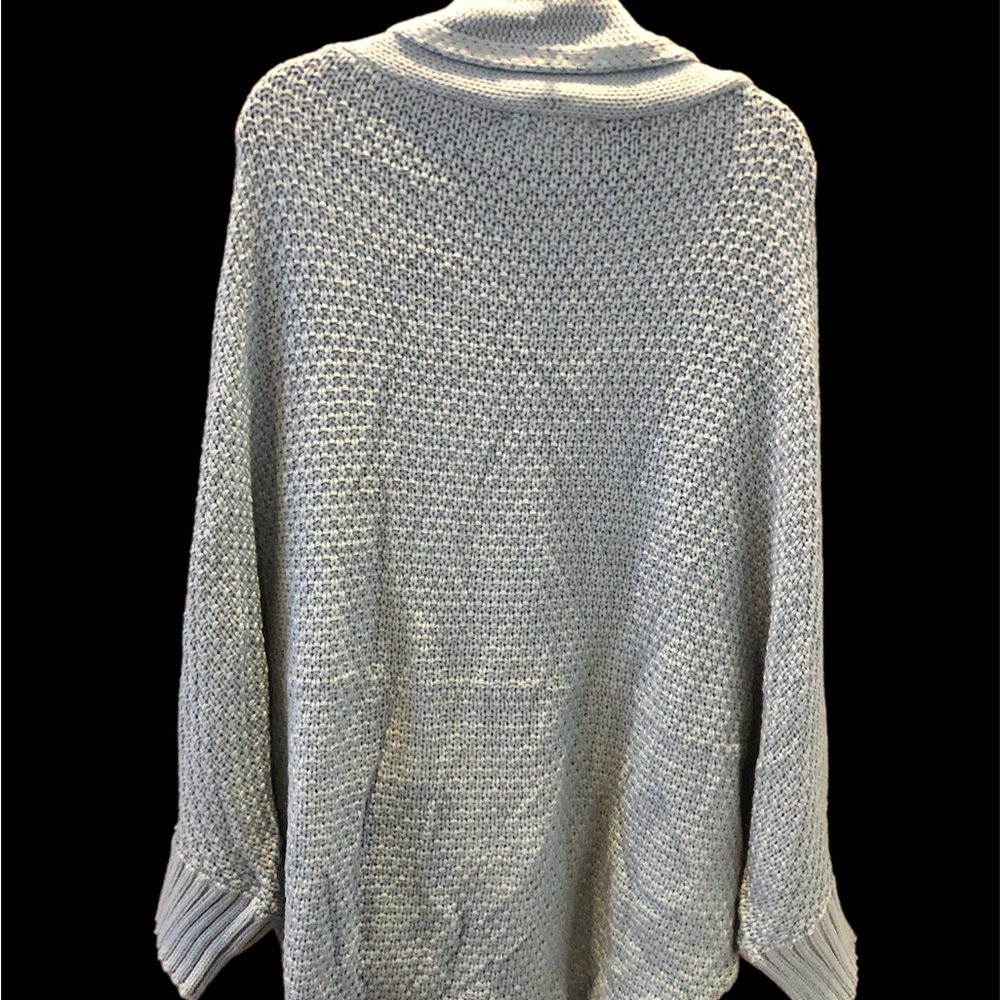 Davi & Dani Green Cable Knit Cardigan Sweater Bishop Sleeve size 3XL - Picture 3 of 4